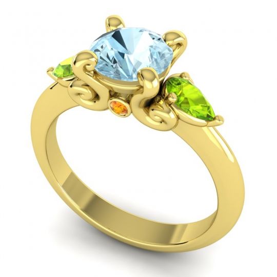 Three Stone Divya Ring