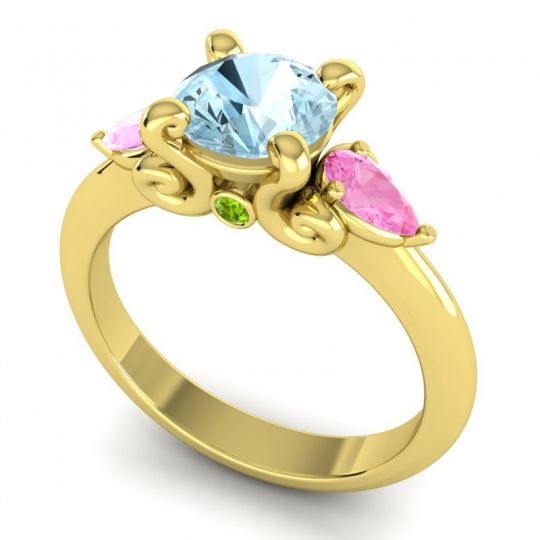 Three Stone Divya Ring