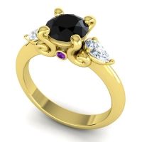 Three Stone Divya Ring