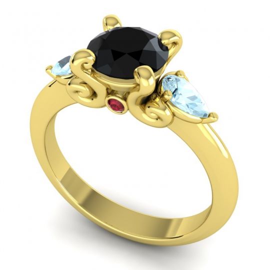 Three Stone Divya Ring