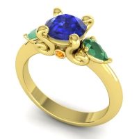 Three Stone Divya Ring