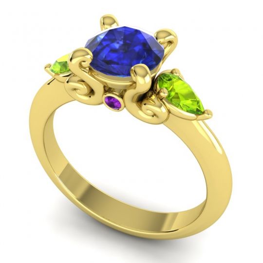 Three Stone Divya Ring