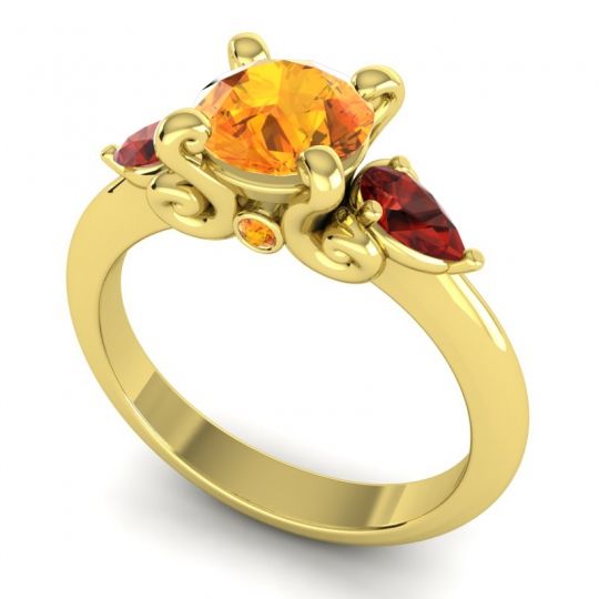 Three Stone Divya Ring