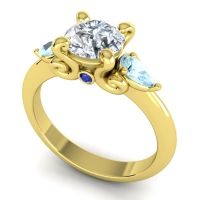 Three Stone Divya Ring