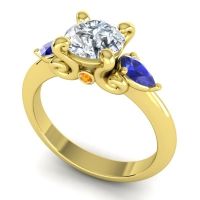 Three Stone Divya Ring