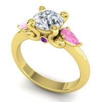 Three Stone Divya Ring