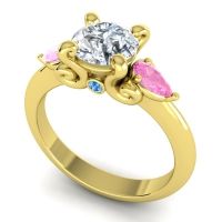 Three Stone Divya Ring