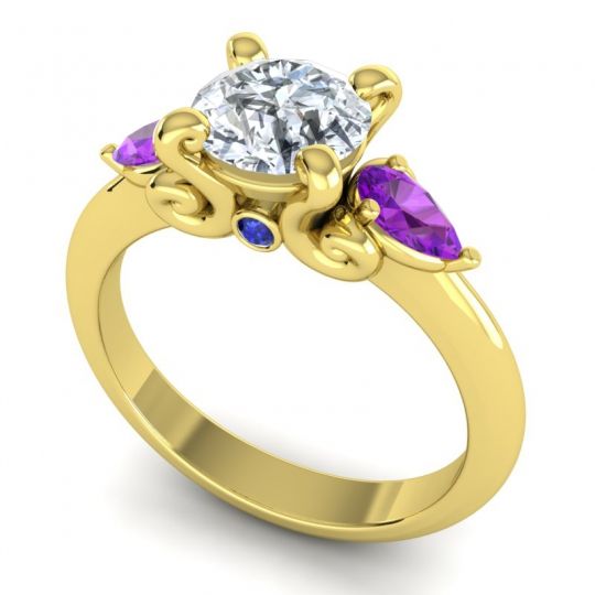 Three Stone Divya Ring