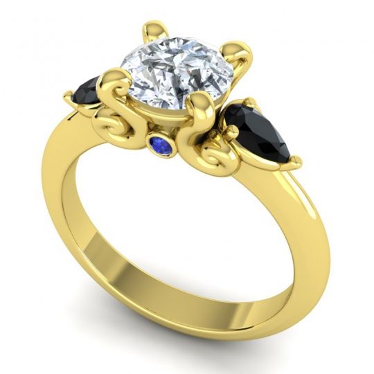 Three Stone Divya Ring