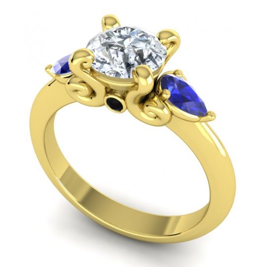 Three Stone Divya Ring