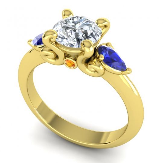 Three Stone Divya Ring