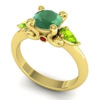 Three Stone Divya Ring