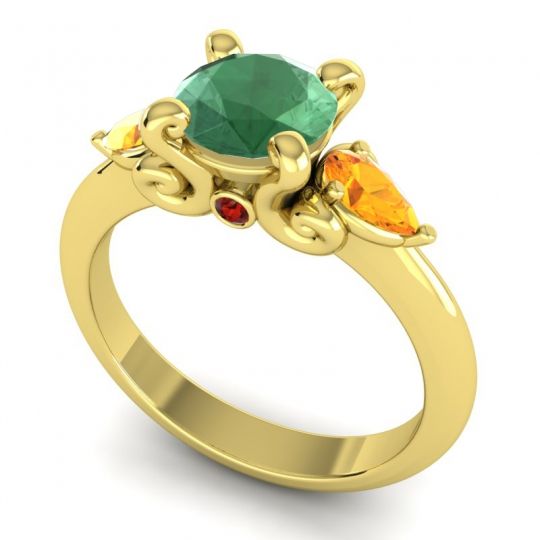 Three Stone Divya Ring