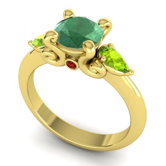 Three Stone Divya Ring