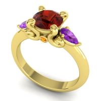Three Stone Divya Ring