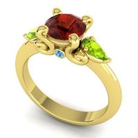 Three Stone Divya Ring