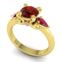 Three Stone Divya Ring