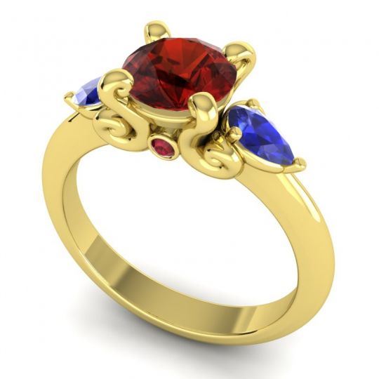 Three Stone Divya Ring