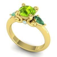 Three Stone Divya Ring