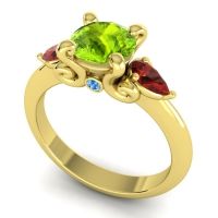 Three Stone Divya Ring