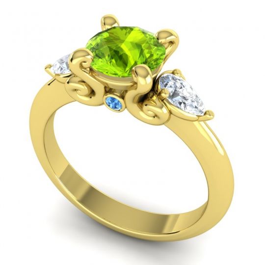 Three Stone Divya Ring