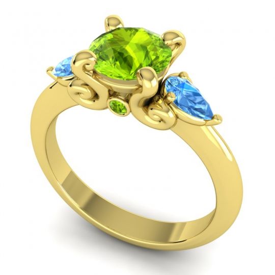 Three Stone Divya Ring