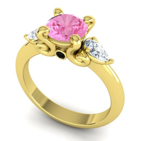 Three Stone Divya Ring