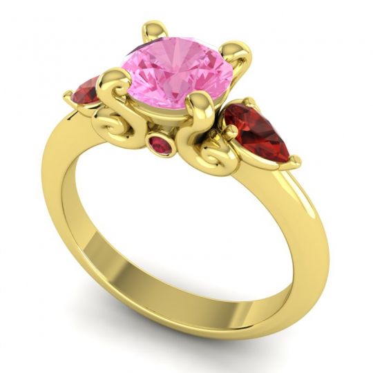 Three Stone Divya Ring