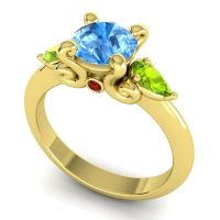 Three Stone Divya Ring