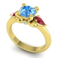 Three Stone Divya Ring