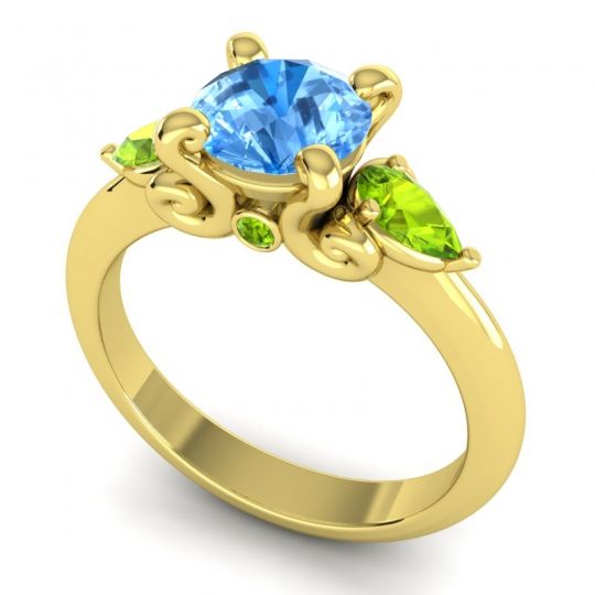 Three Stone Divya Ring