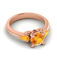 Three Stone Divya Ring