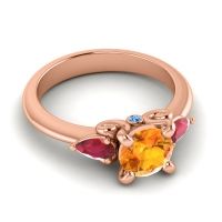 Three Stone Divya Ring