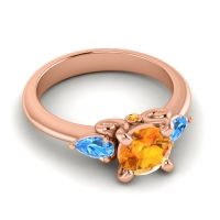 Three Stone Divya Ring