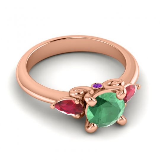 Three Stone Divya Ring