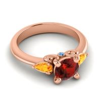 Three Stone Divya Ring