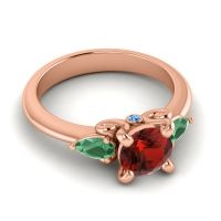 Three Stone Divya Ring