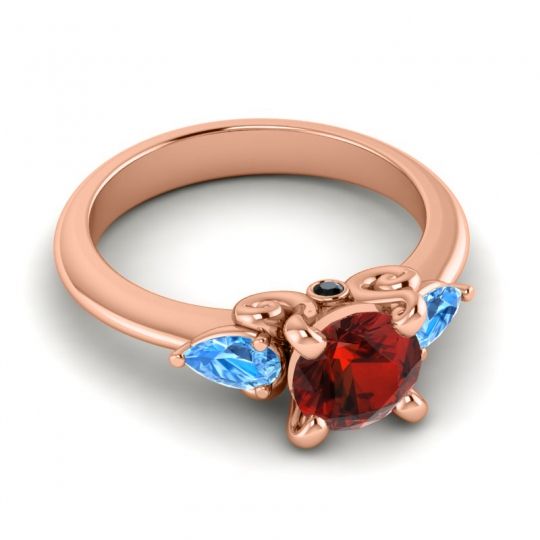 Three Stone Divya Ring