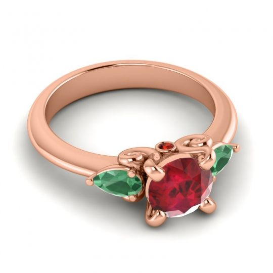 Three Stone Divya Ring