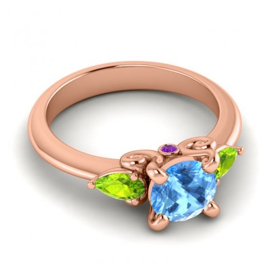 Three Stone Divya Ring