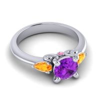 Three Stone Divya Ring