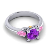 Three Stone Divya Ring