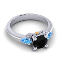 Three Stone Divya Ring