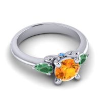Three Stone Divya Ring