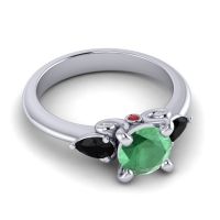 Three Stone Divya Ring