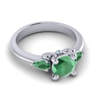 Three Stone Divya Ring