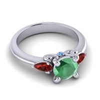 Three Stone Divya Ring