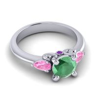 Three Stone Divya Ring