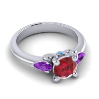 Three Stone Divya Ring