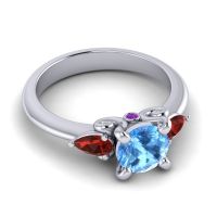 Three Stone Divya Ring